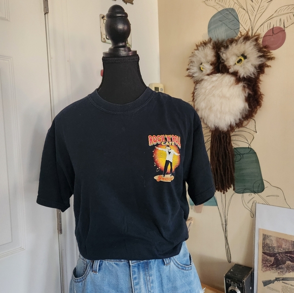 Vintage Elvis Graceland Cafe Tshirt XL - Picture 2 of 5